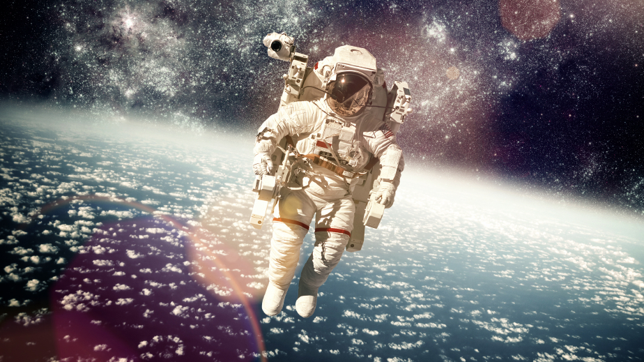 Astronaut in outer space