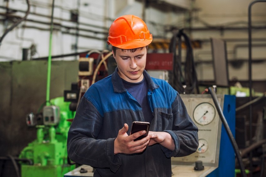 Manufacturing Employee at Work