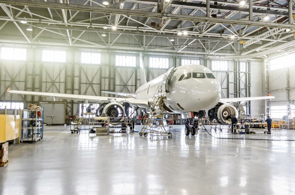 Aircraft in Hanger