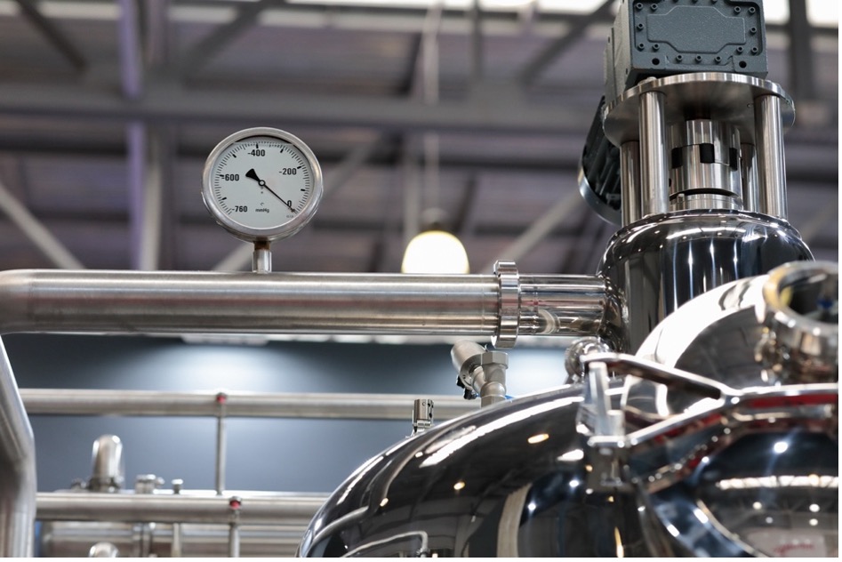 A close-up of a machine
