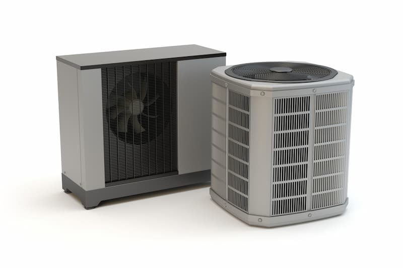 air source heat pumps