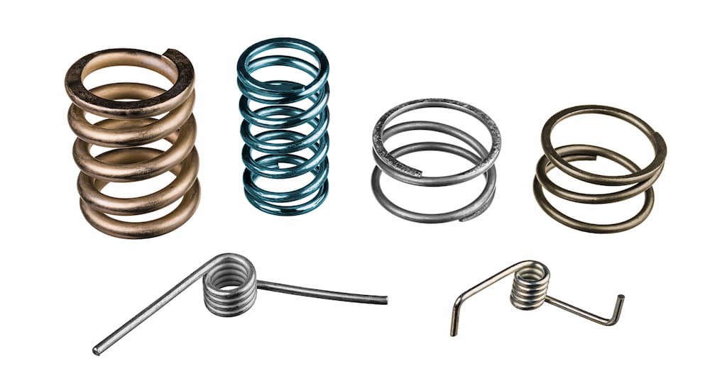 selection of various springs