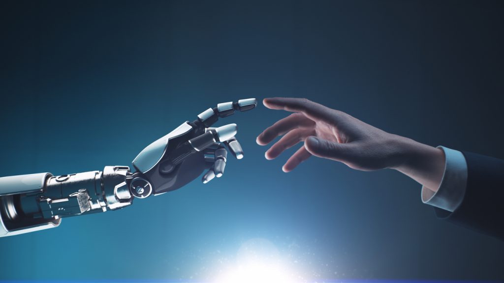 Robotics and human workers connecting