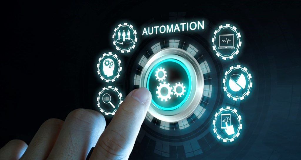 Automation in manufacturing graphic