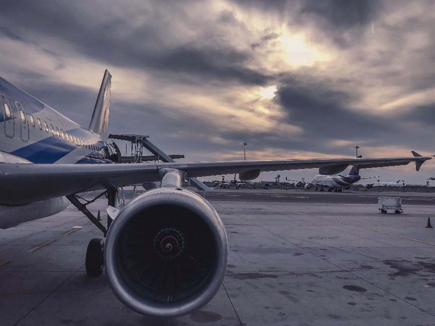 The turbine of a plane